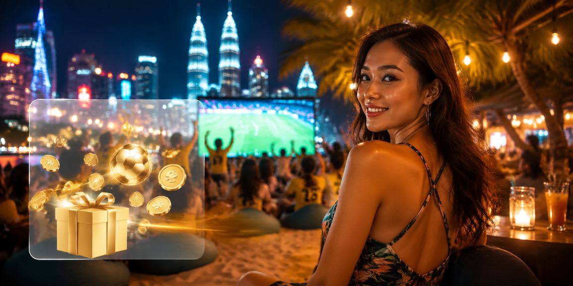 Suasana hiburan dan taruhan bola sepak di Kuala Lumpur
